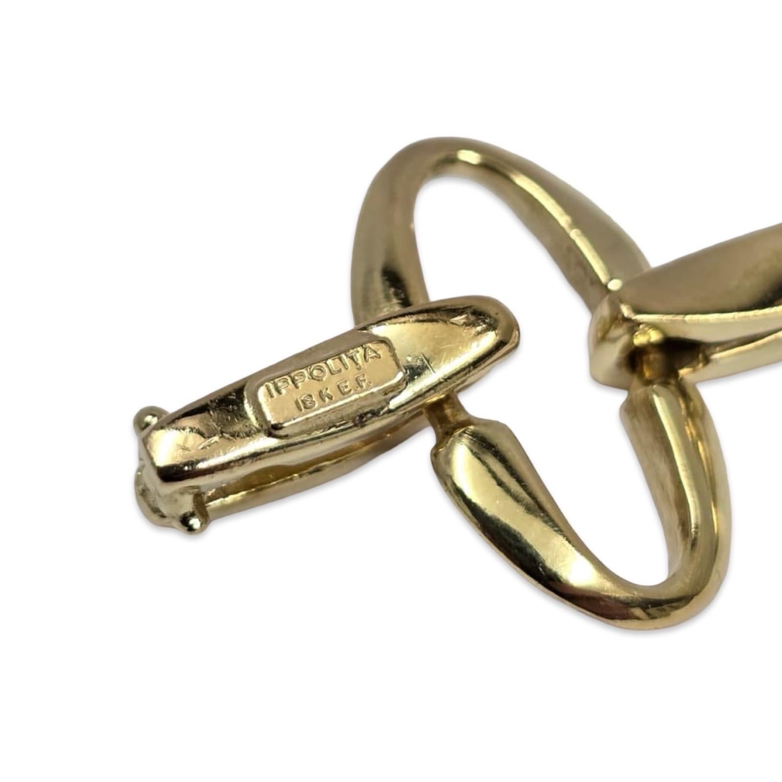 Bracciale A Link scultoreo in oro giallo 18 carati di Ippolita in vendita 5