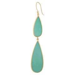Ippolita 18K Yellow Gold Turquoise Earrings IP37-051426