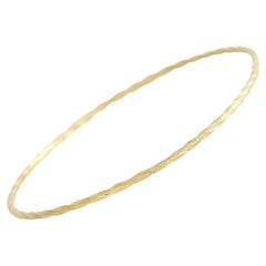 Ippolita 18k Yellow Gold Twisted Bangle Bracelet