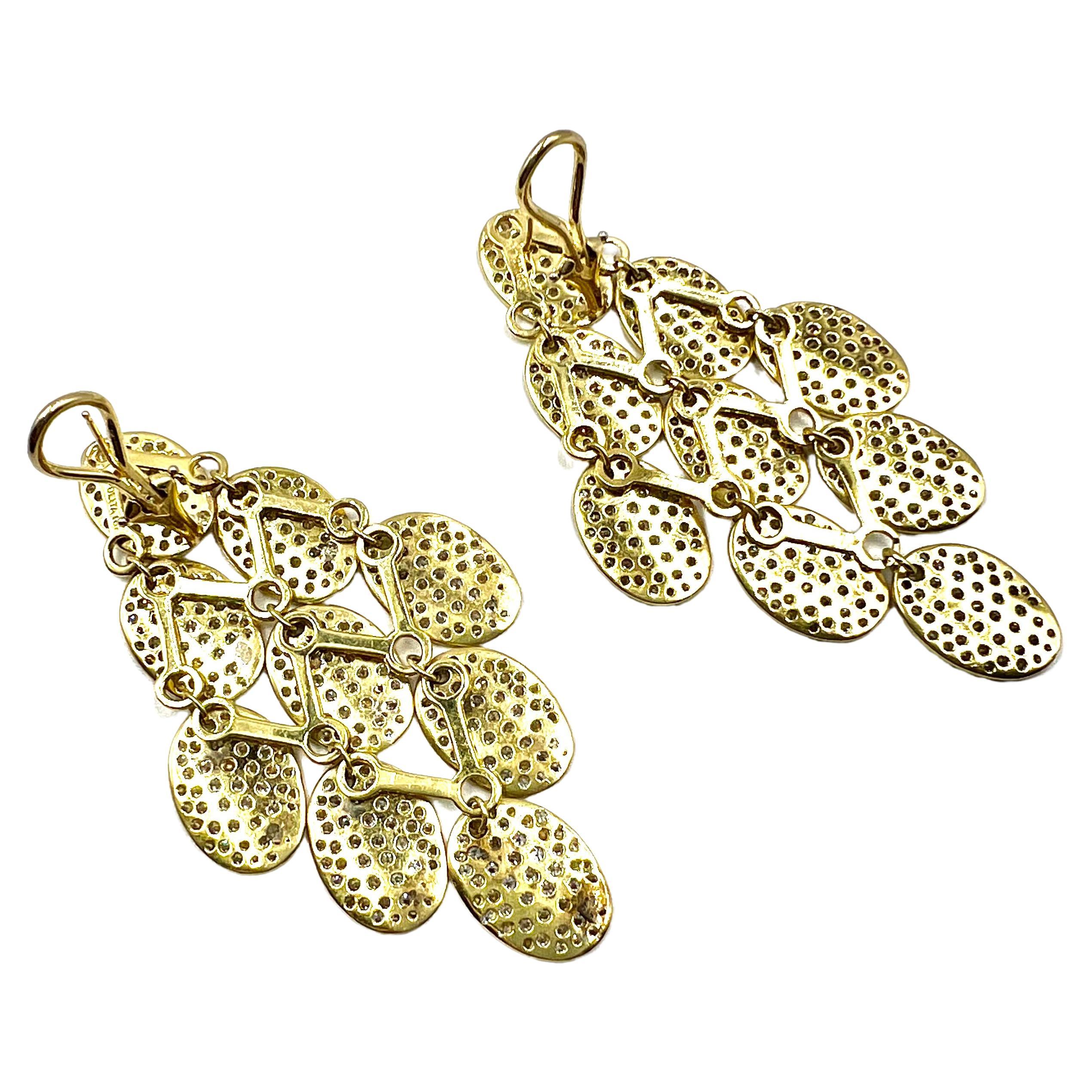 Women's Ippolita 18kt Yellow Gold Diamond Earrings