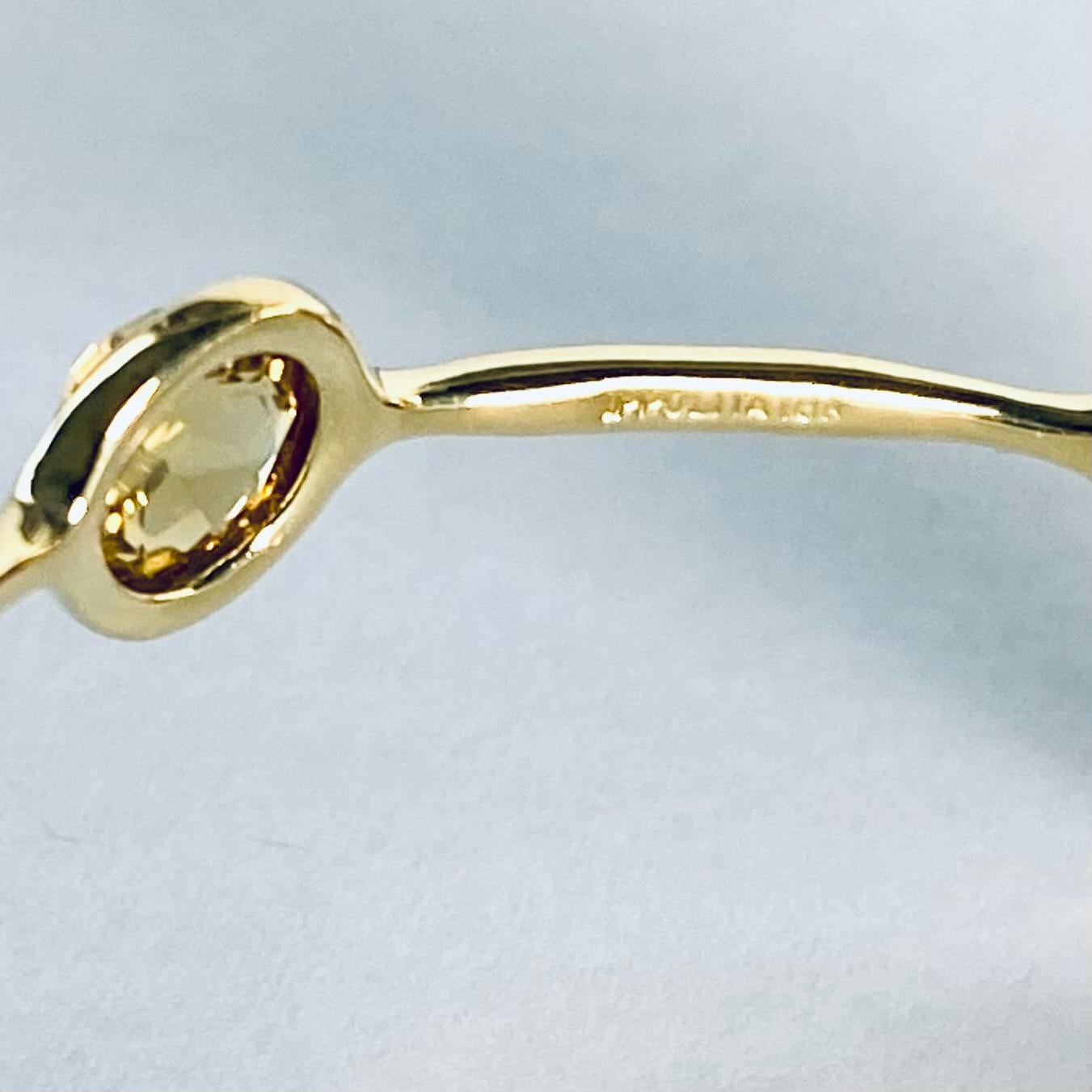 Ippolita Bracelet jonc collection Lollipop en or jaune 18 carats avec neuf pierres de citrine en vente 5