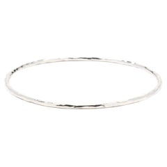 Ippolita Bangle Bracelet, Sterling Silver, Length 7.75 Inches, Stackable