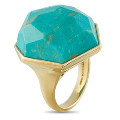 Anello Ippolita Candy in oro giallo 18 carati con turchese