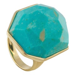 Ippolita Candy 18K Yellow Gold Turquoise Ring Ippolita Candy 18K Yellow Gold Turquoise Ring