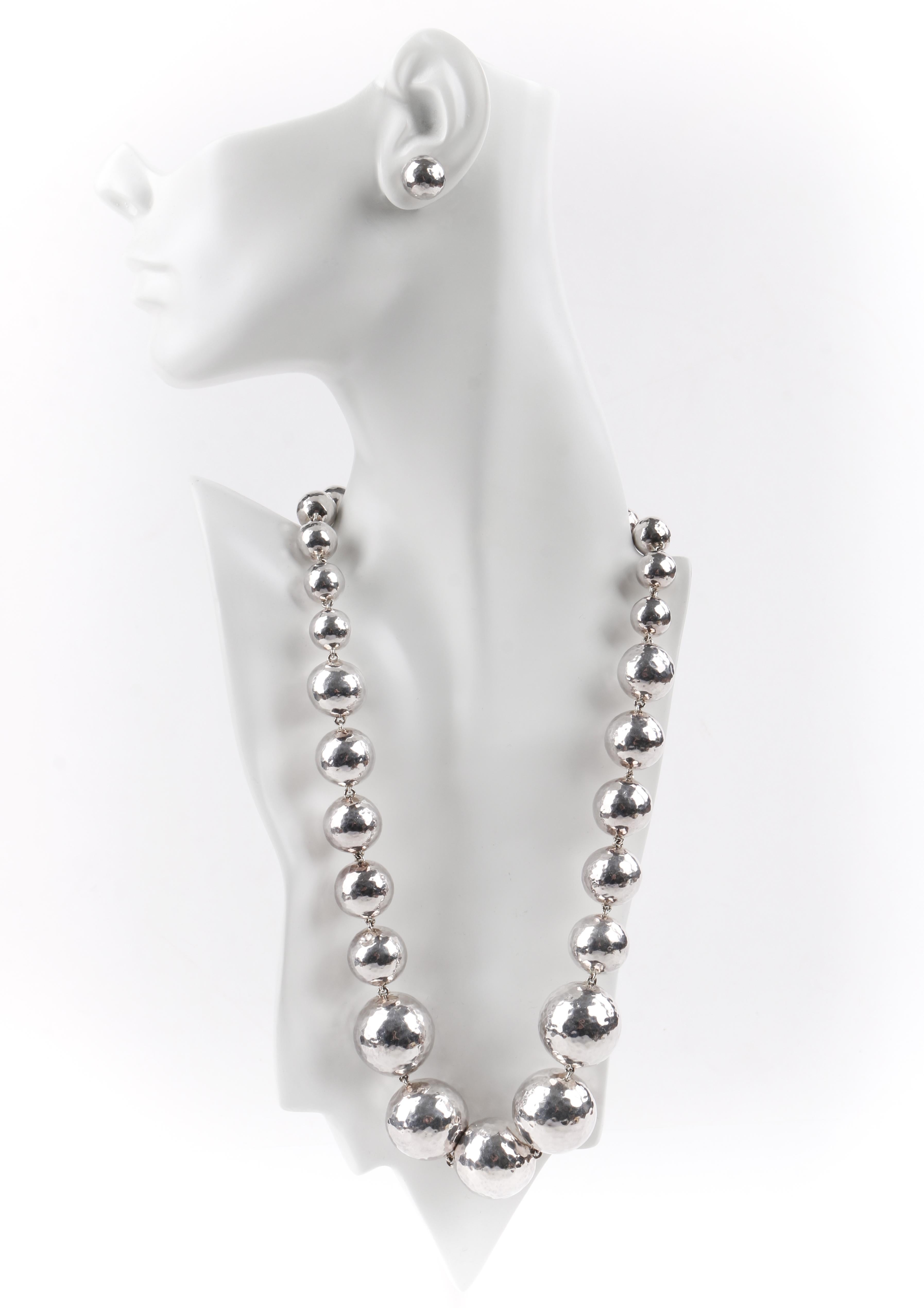 silver bauble necklace