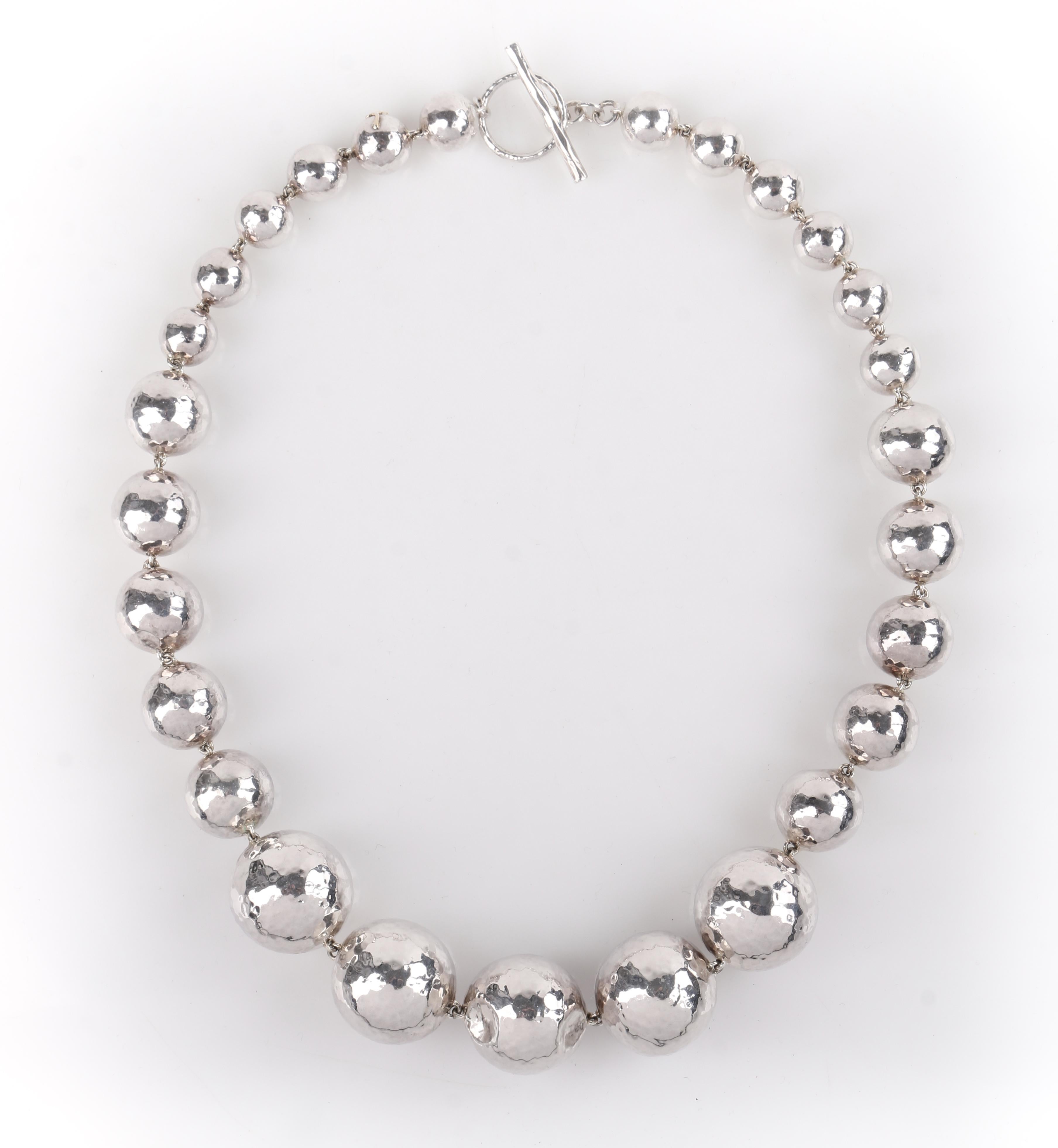 silver bauble necklace