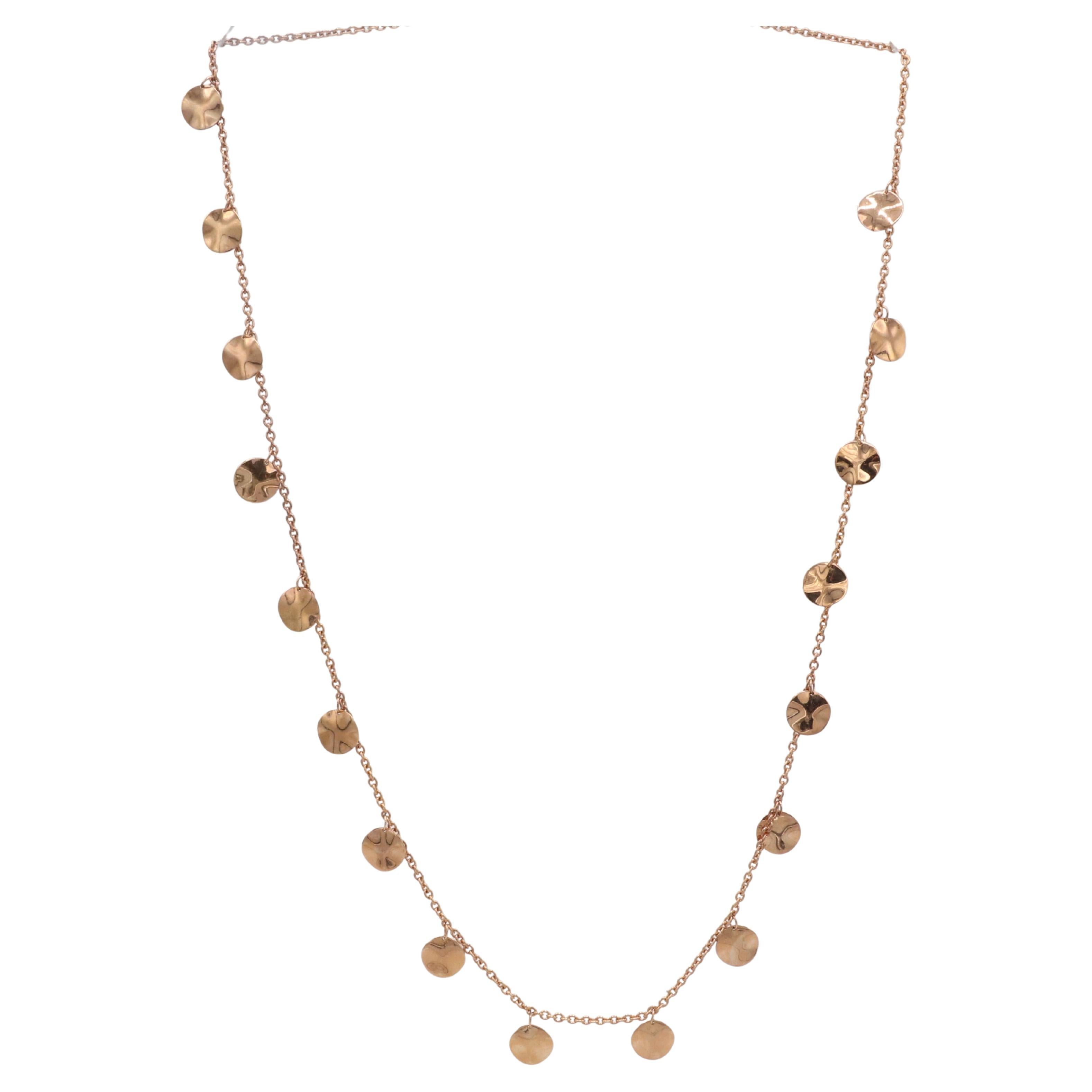 Ippolita Classico Collier station en or rose et argent sterling