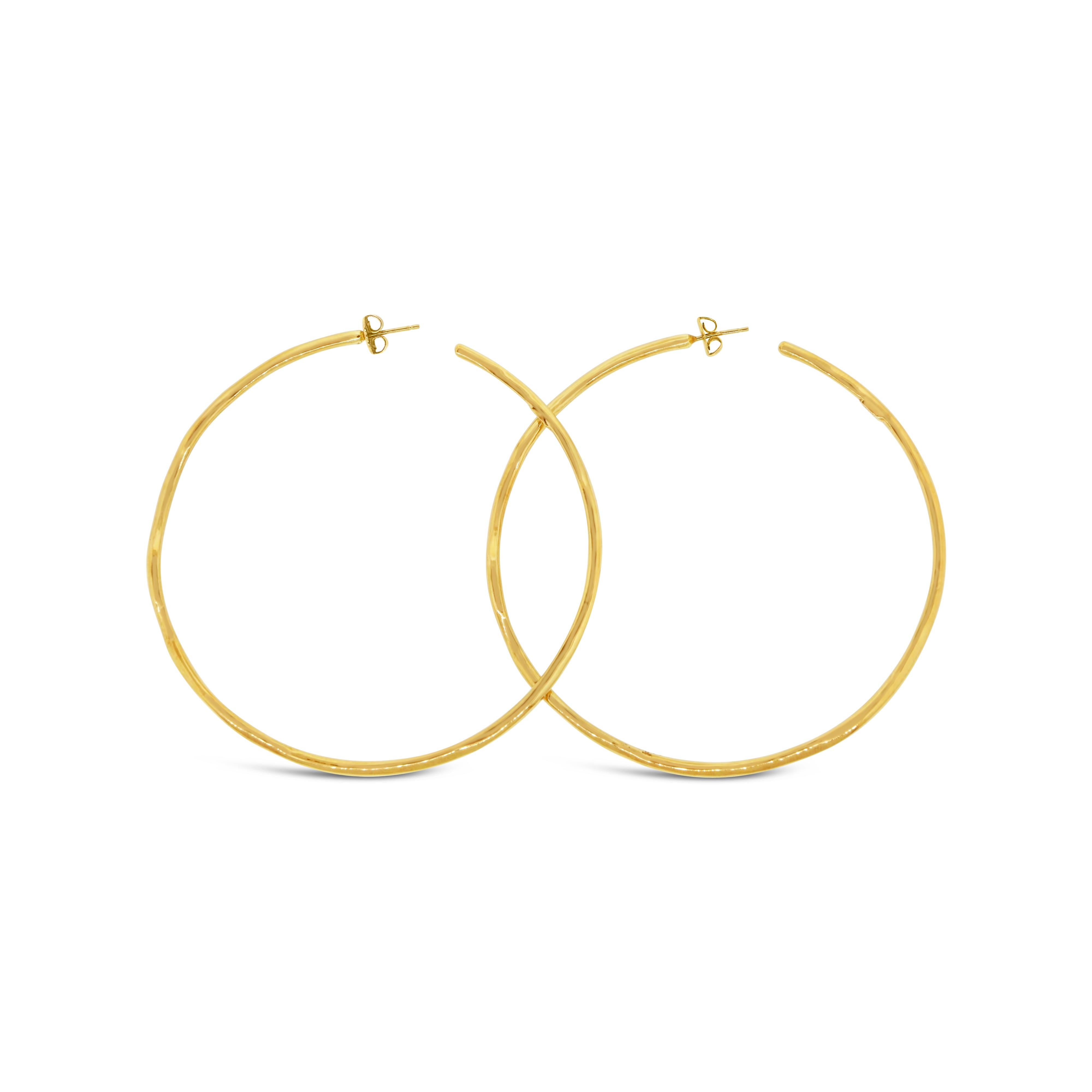 Women's Ippolita Classico Squiggle Hoop in 18k Yellow Gold