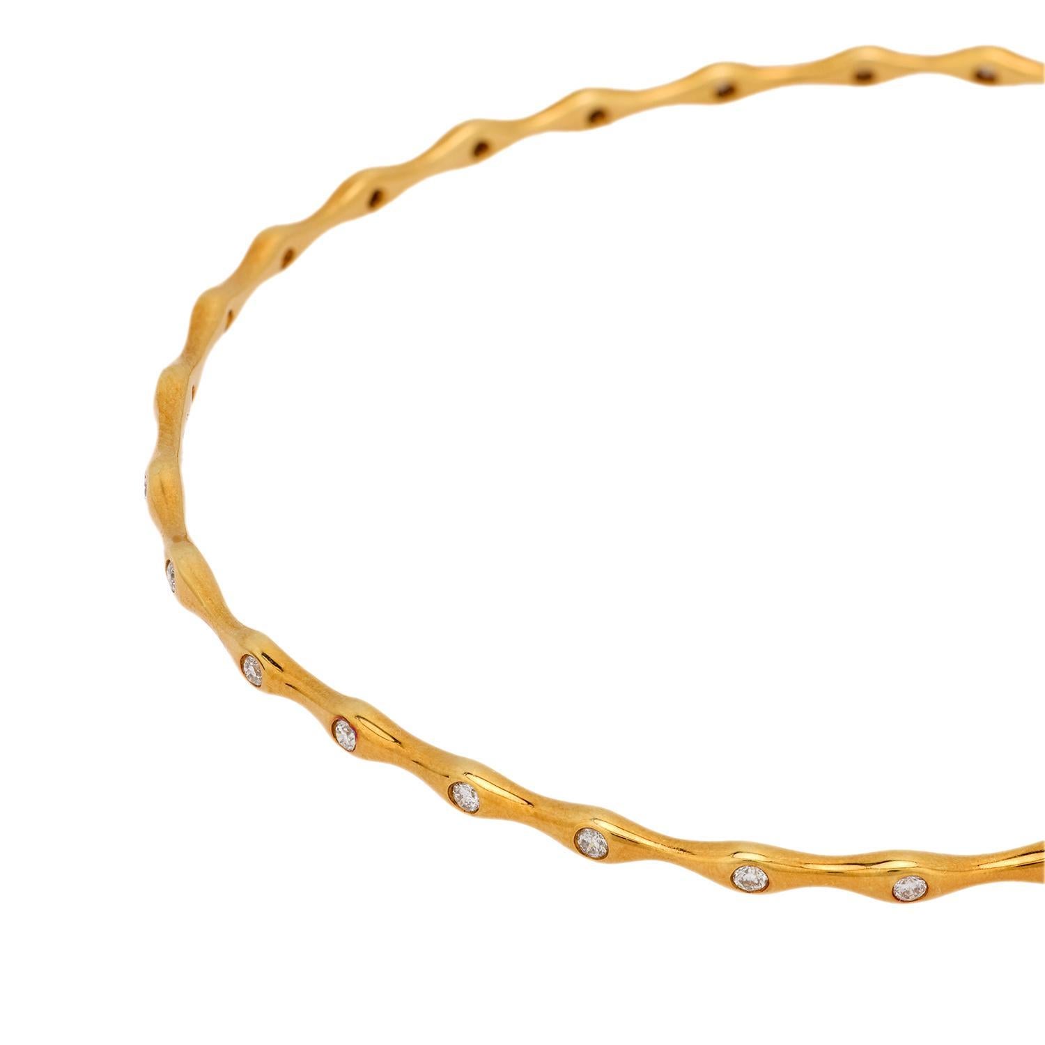Moderne Bracelet Ippolita en or jaune 18 carats et diamants