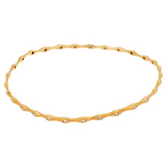 Ippolita braccialetto con diamante in oro giallo 18 carati