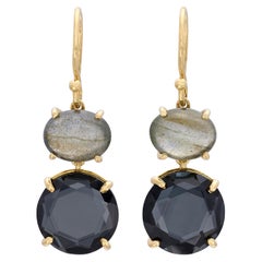 Orecchini Ippolita con gemme incastonate e oro 18k