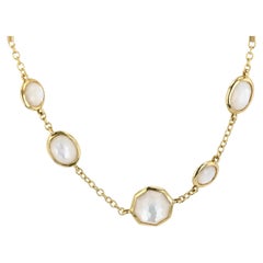 Ippolita Gold and Mother-of-Pearl Rock Candy Longchain Necklace