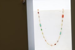 Ippolita Gold and Multicolored Gemstone Rock Candy Longchain Necklace