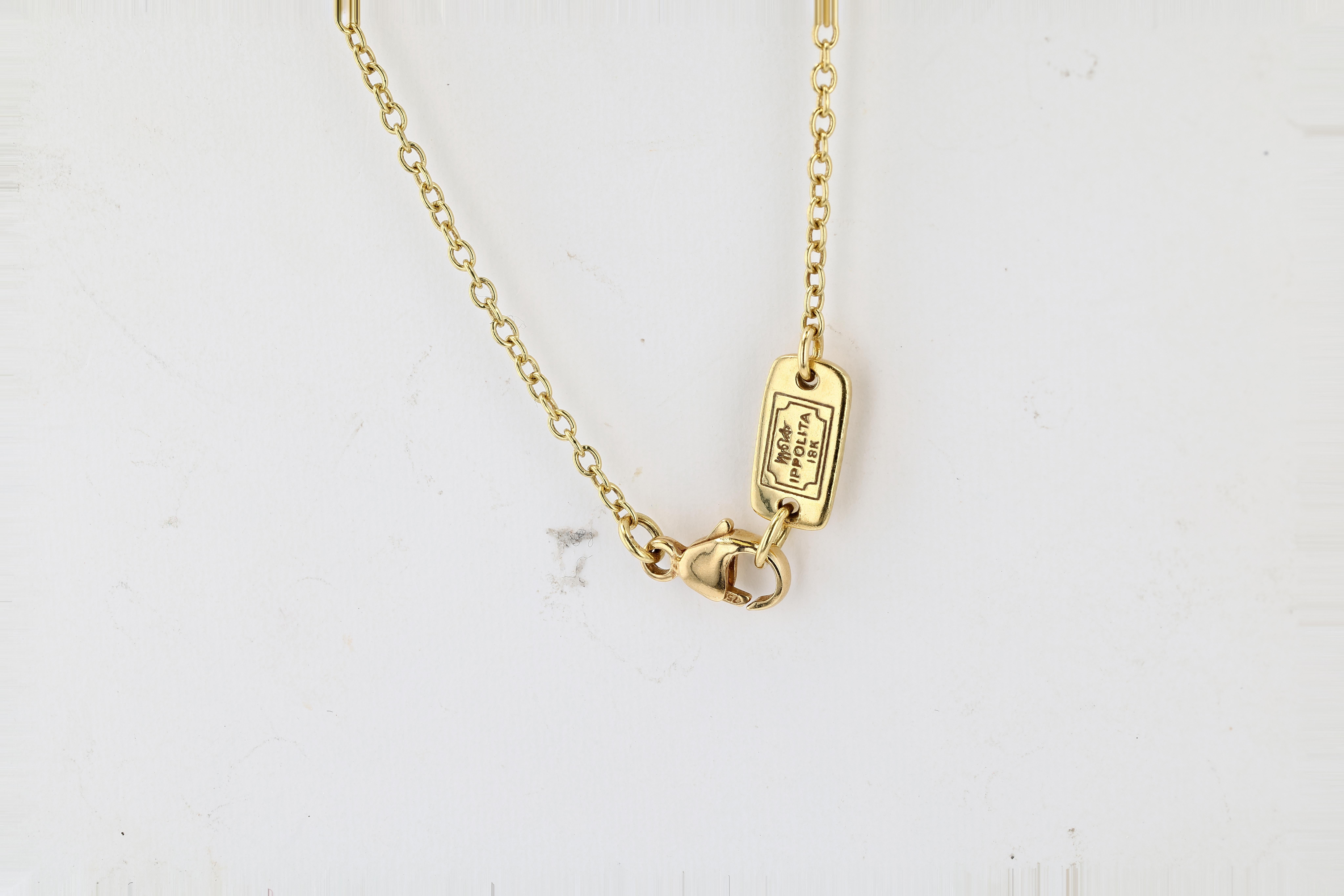 Mixed Cut Ippolita Gold and Multicolored Gemstone Rock Candy Longchain Necklace