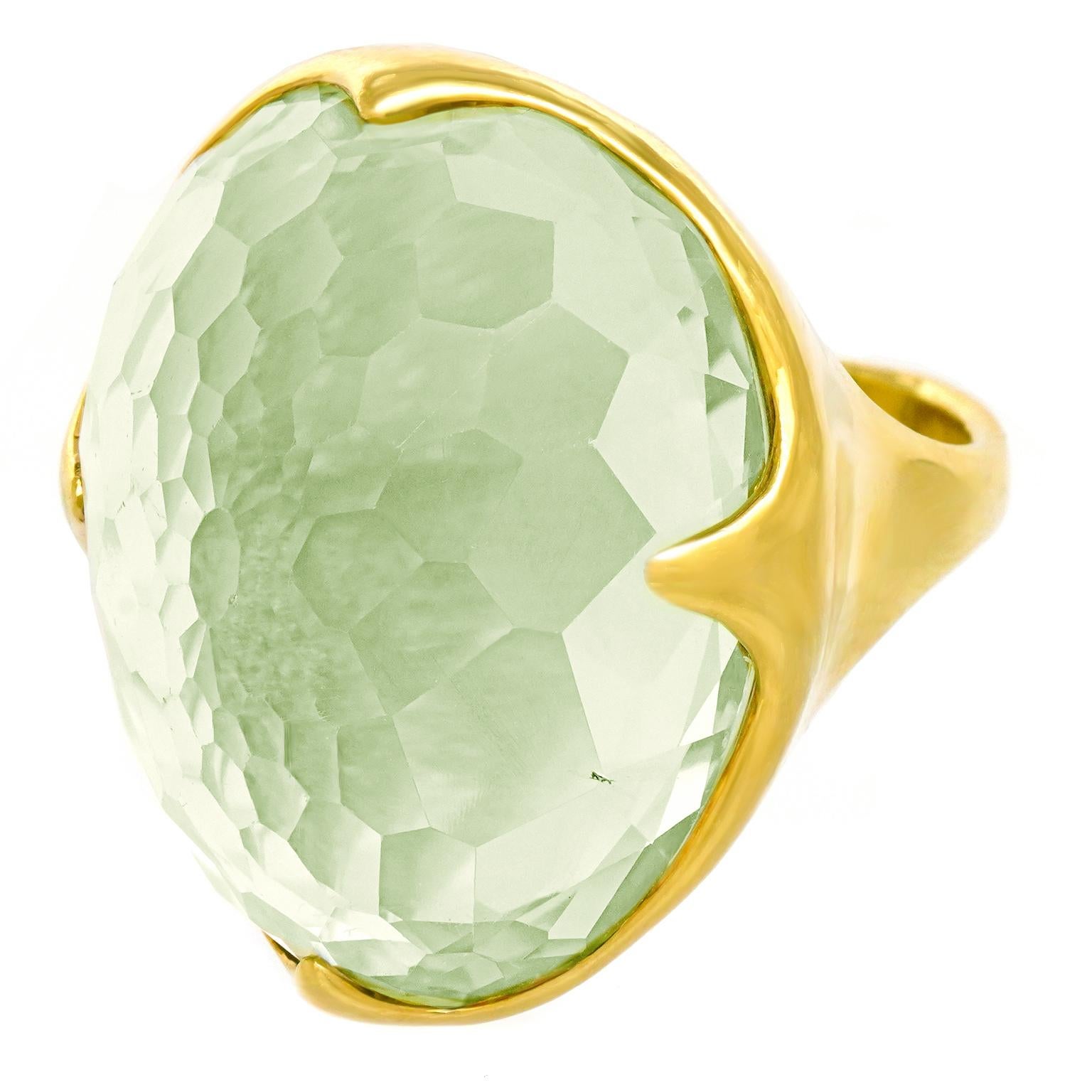 Ippolita Large Green Quartz Rock Candy Ring 4