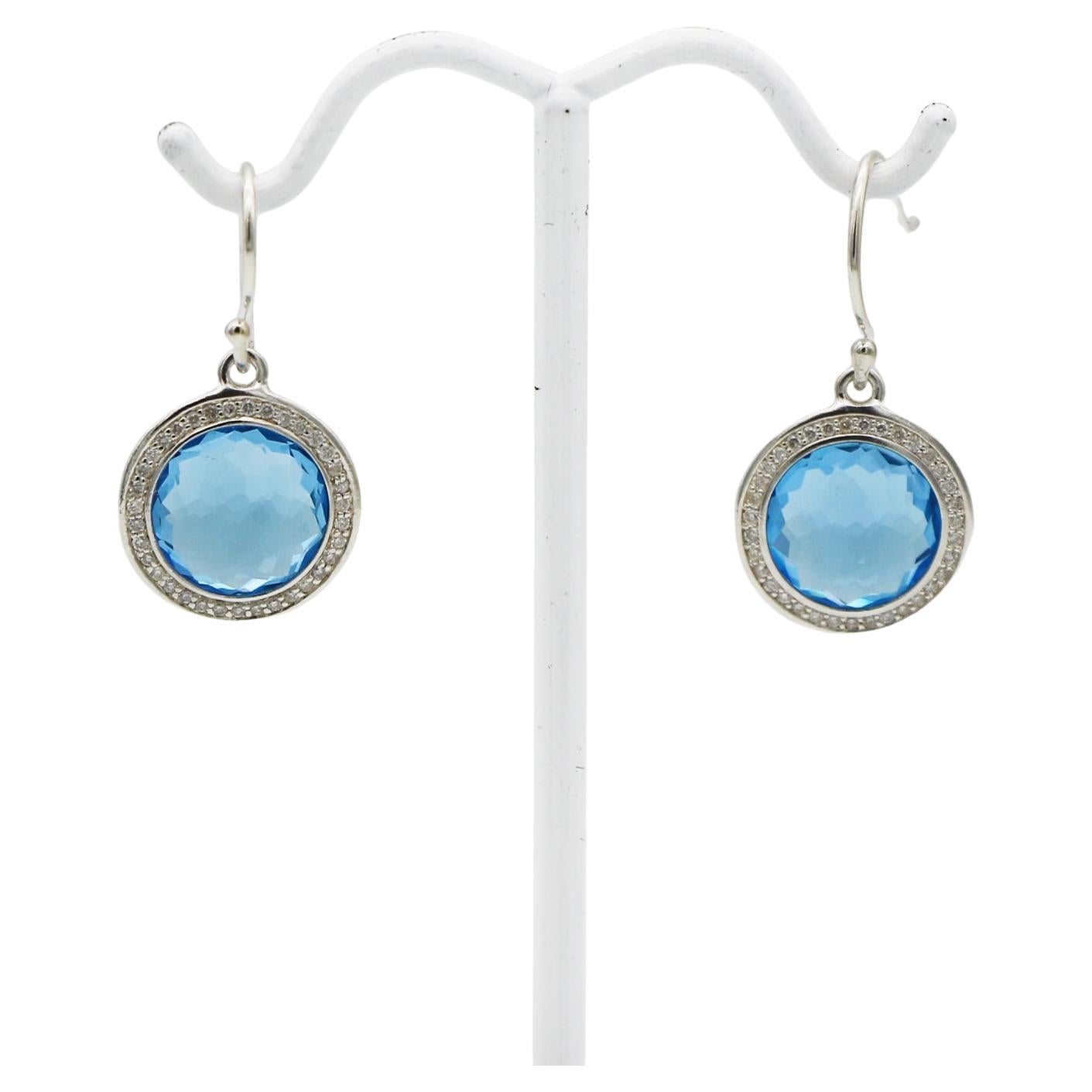 ippolita lollipop 925 large round studded drop earrings in vendita