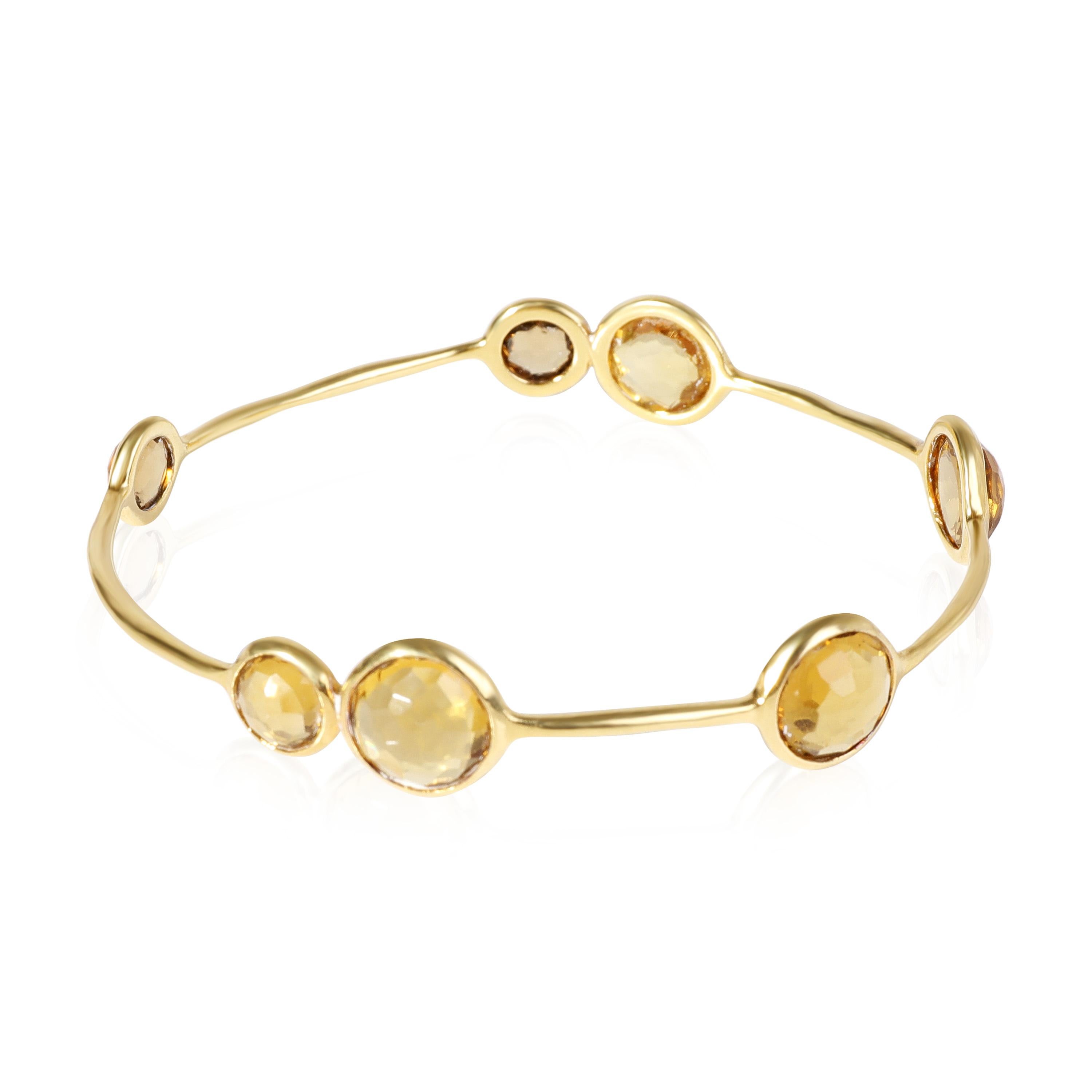 Ippolita Lollipop Citrine Bracelet in 18k Yellow Gold

PRIMARY DETAILS
SKU: 118854
Listing Title: Ippolita Lollipop Citrine Bracelet in 18k Yellow Gold
Condition Description: Retails for 2795 USD. In excellent condition and recently polished. Will
