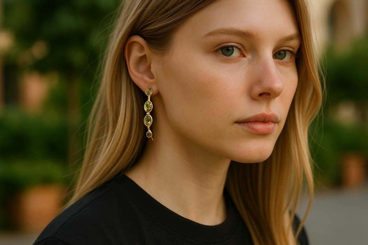 Orecchino a cerchio in oro 18 carati Greene & Greene della Collection'S di Ippolita in vendita 5