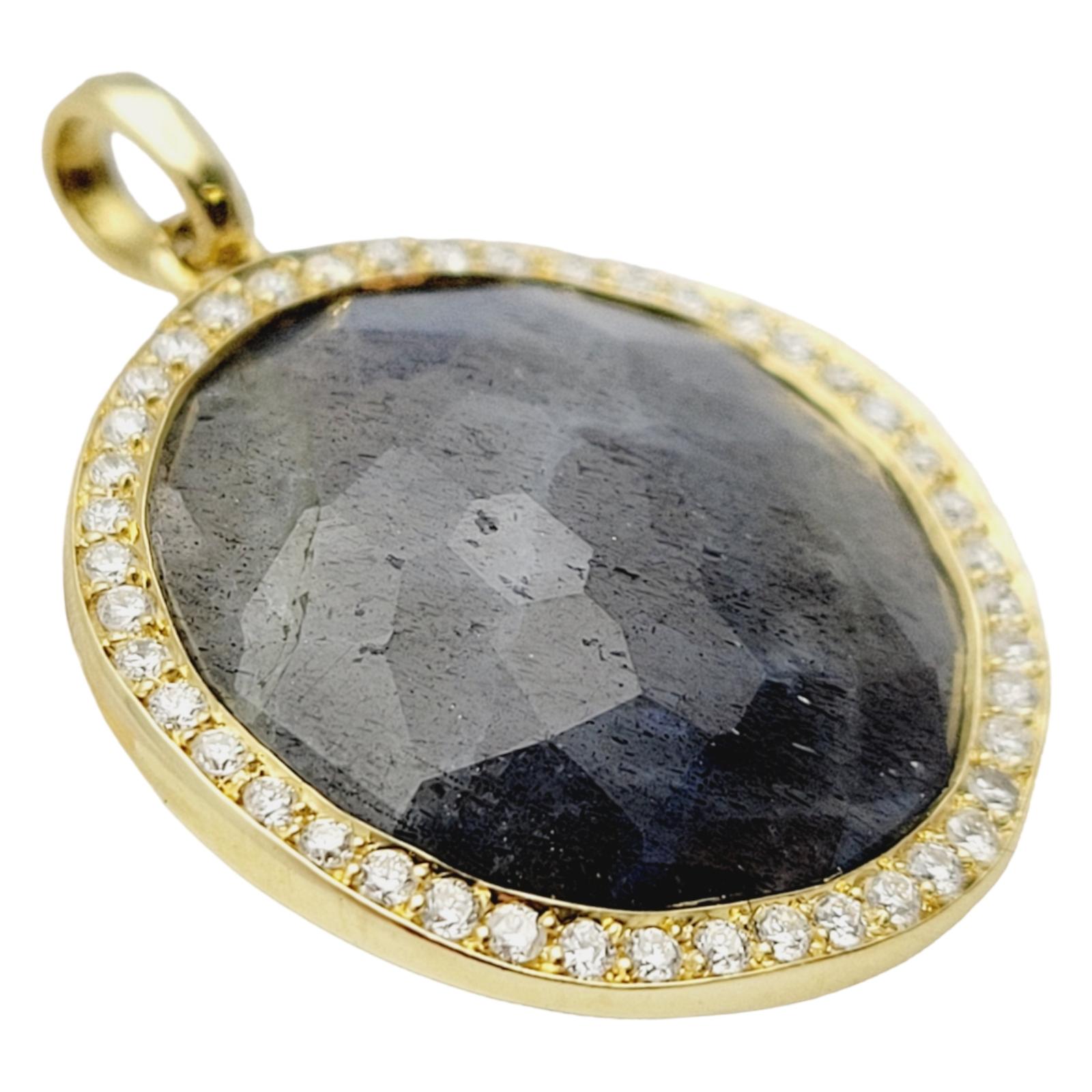 This exquisite pendant is part of the IPPOLITA Lollipop collection. IPPOLITA was founded in 1999 by the Italian artist and designer Ippolita Rostagno. The Lollipop collection features a vibrant array of different gemstones that are thin and elegant
