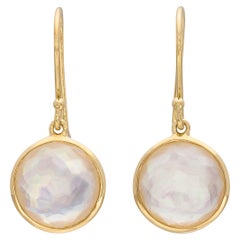 Ippolita Lollipop Mother of Pearl & Yellow Gold Earrings