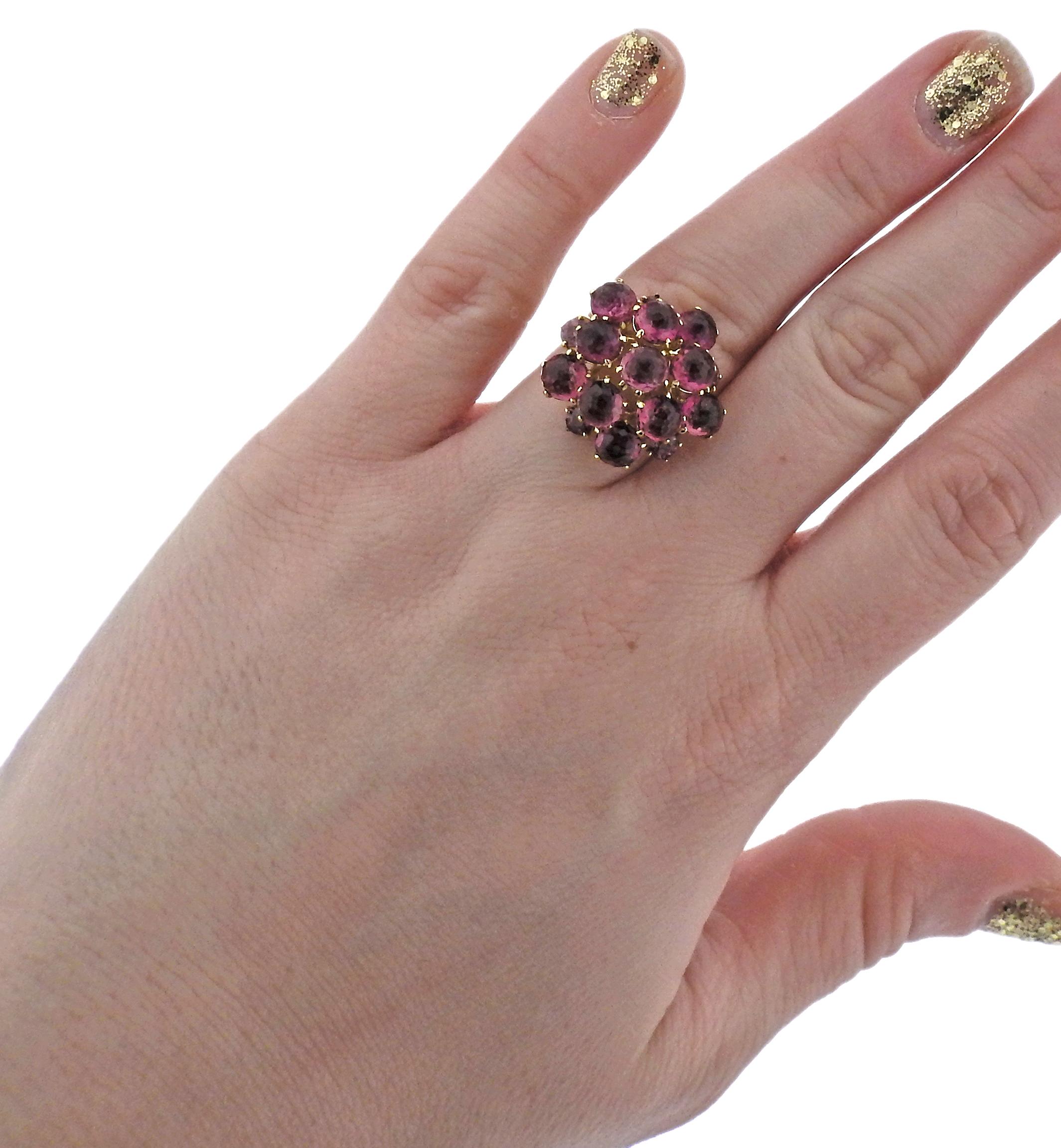 Women's Ippolita Lollipop Pink Sapphire Tourmaline Gold Ring