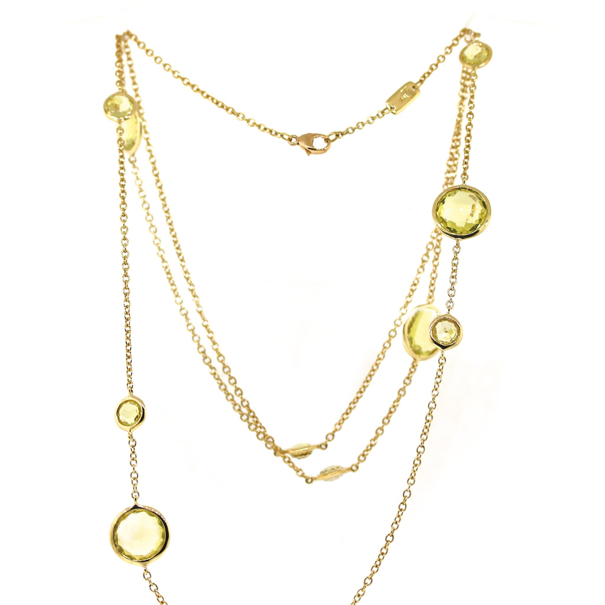Ippolita Lollitini Rock Candy Golden Citrine Long Necklace For Sale 2