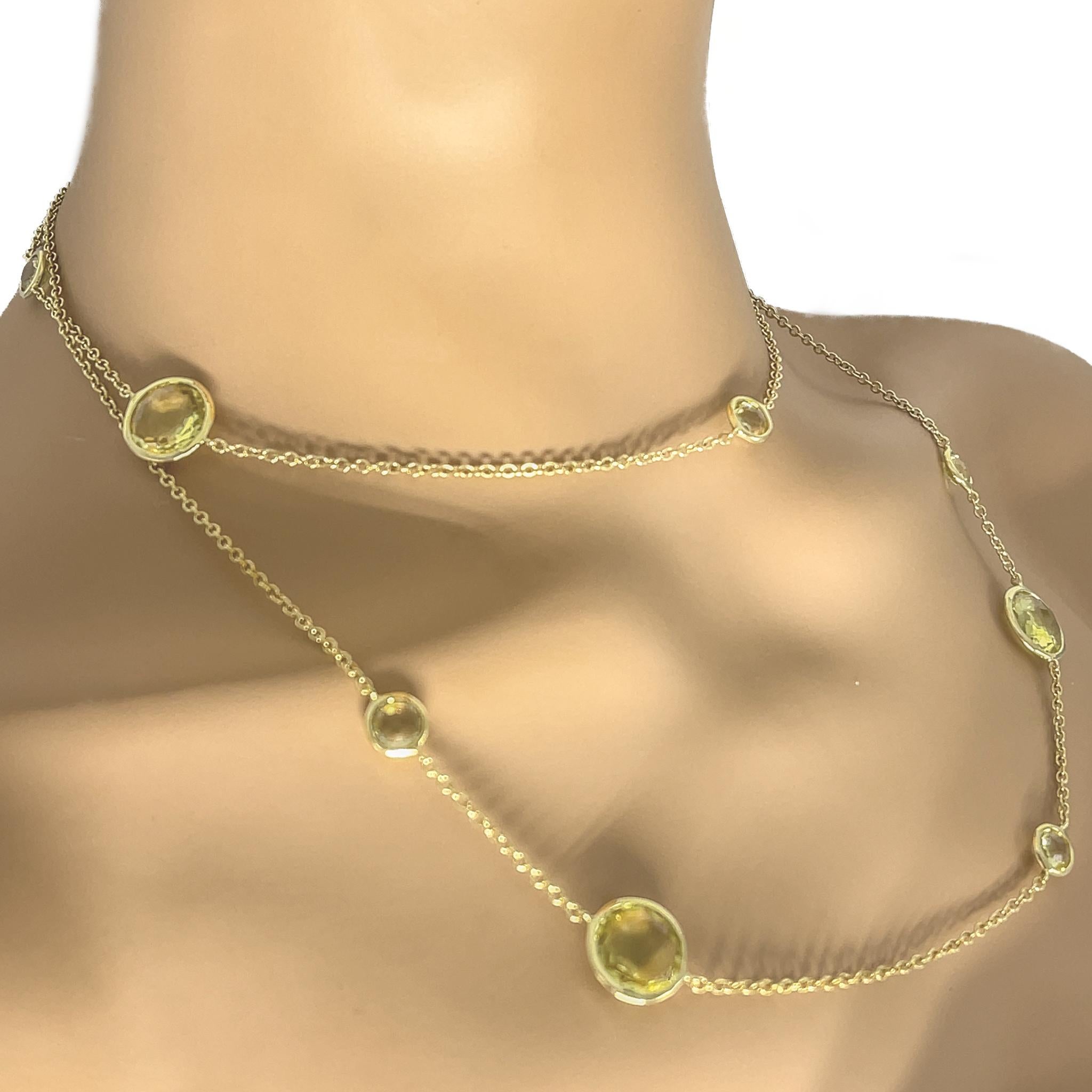 Ippolita Lollitini Rock Candy Golden Citrine Long Necklace For Sale 4