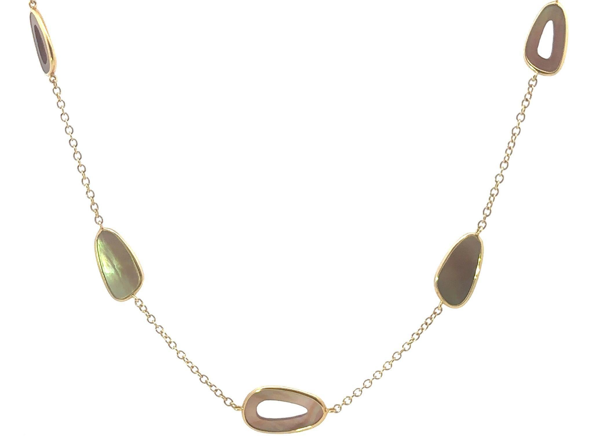 Ippolita Collana Rock Candy Madreperla in oro giallo 18 carati 18