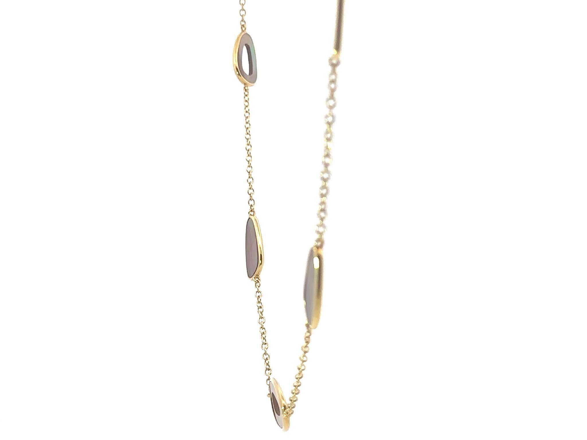 Moderno Ippolita Collana Rock Candy Madreperla in oro giallo 18 carati 18
