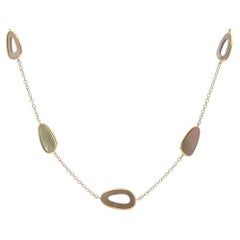 Ippolita Rock Candy Necklace Mother of Pearl in 18K Yellow Gold 18"