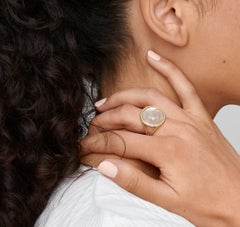 Ippolita, Anello Lollipop con madreperla, cristallo di rocca e diamanti