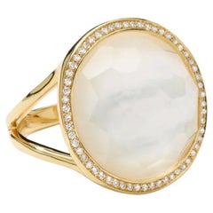 Lollipop-Ring von Ippolita, Perlmutt, Bergkristall und Diamant