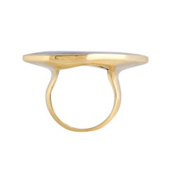 Ippolita Portofino 18 Karat Gold Black Mother of Pearl Large Octagonal Ring