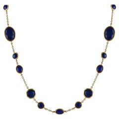 Ippolita Rock Candy 18K Yellow Gold Lapis Long Necklace