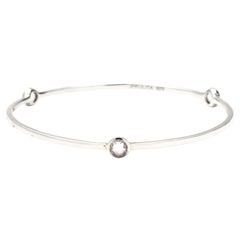 Ippolita Rock Candy 3 Stone Clear Quartz Bangle Bracelet, Sterling Silver