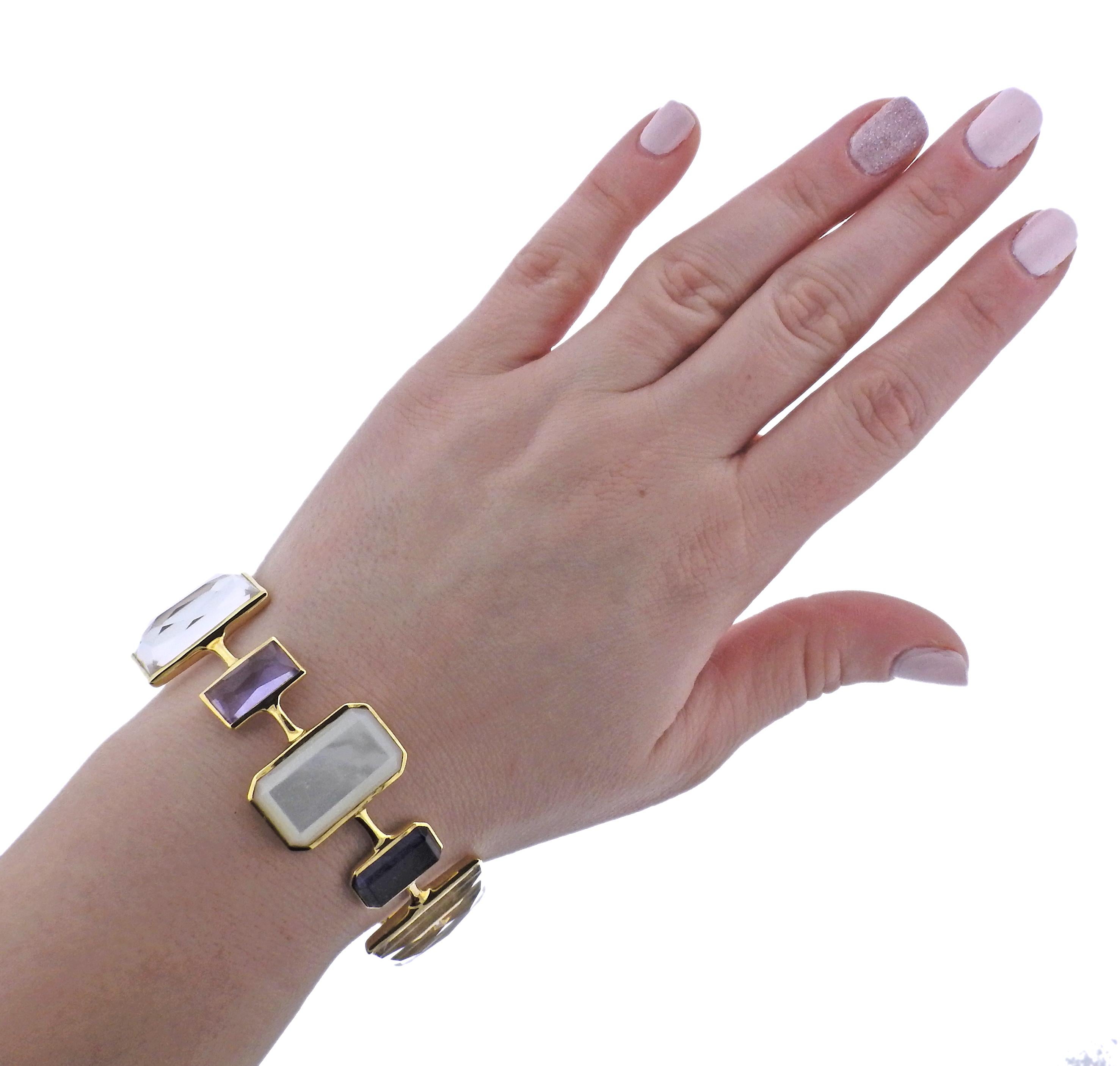 Ippolita Rock Candy Lucia Gemstone Gold Bracelet 1