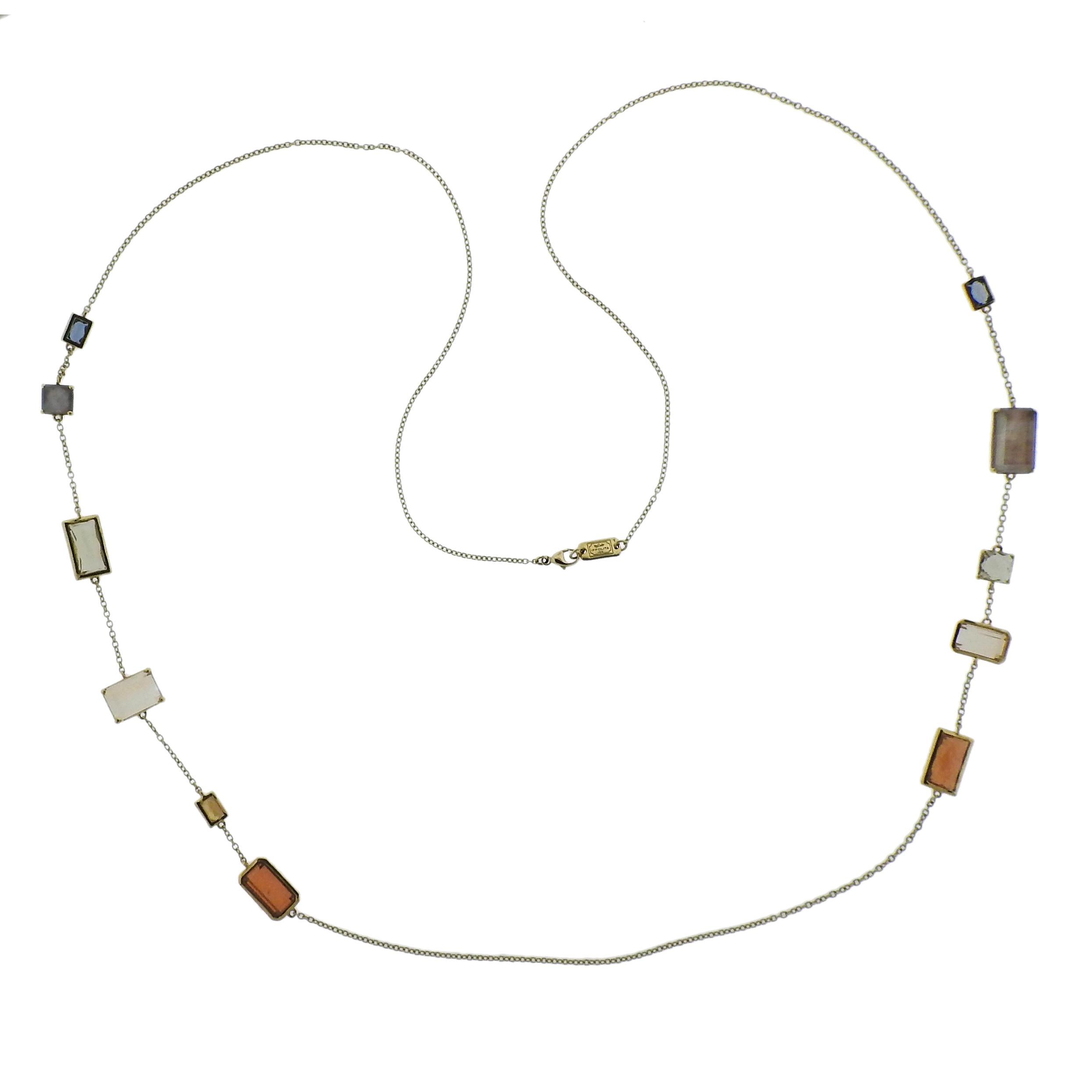 Women's Ippolita Rock Candy Marrakesh Multi Gemstone Gold Necklace