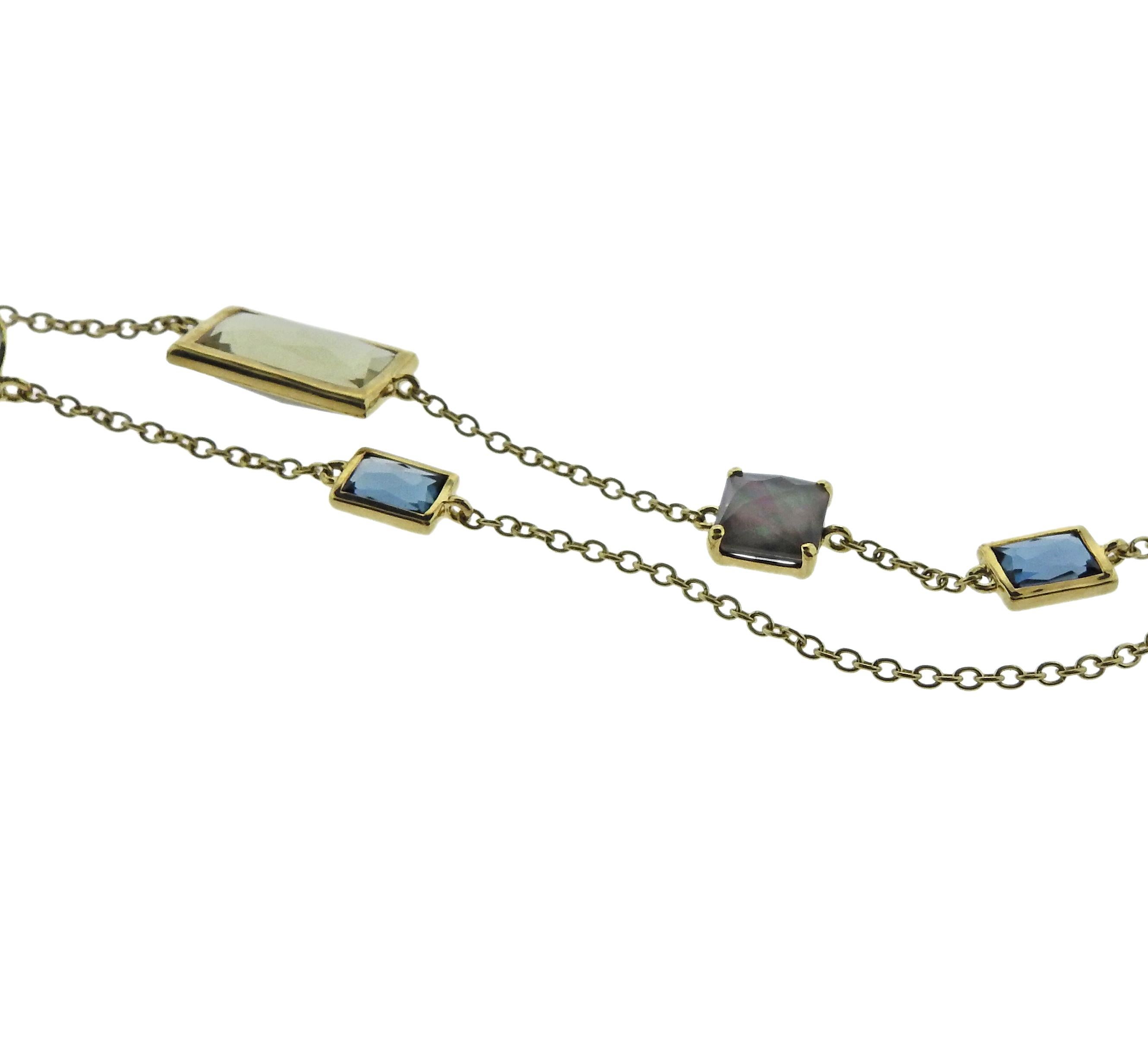 Ippolita Rock Candy Marrakesh Multi Gemstone Gold Necklace 1