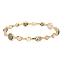 Ippolita Rock Candy Mother of Pearl and Multi Gemstones Bracelet 18K Yellow Gold
