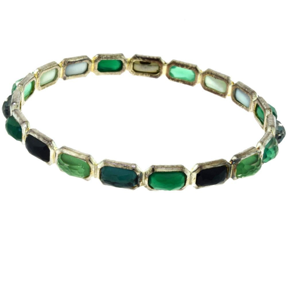 Brilliance Jewels, Miami
Questions? Call Us Anytime!
786,482,8100

Designer: Ippolita

Collection: Rock Candy

Metal: Sterling Silver

Stones: Dyed Green Agate

Clear Quartz / Mother of Pearl Doublets

Clear Quartz / Pyrite Doublets 

Total Item