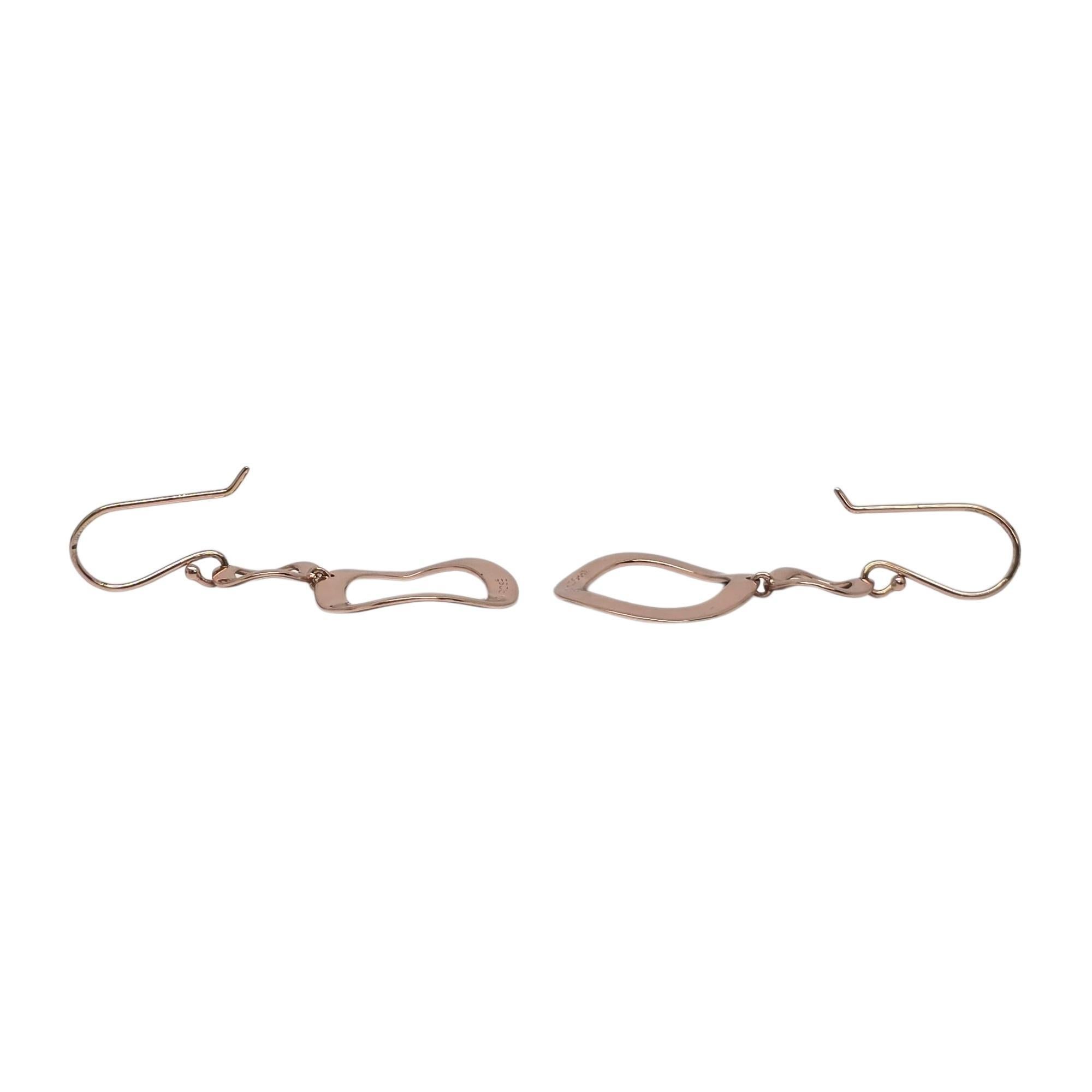 Pendientes colgantes Ippolita Rosa de plata de ley Carino Muñeco de nieve #22211 en venta 1
