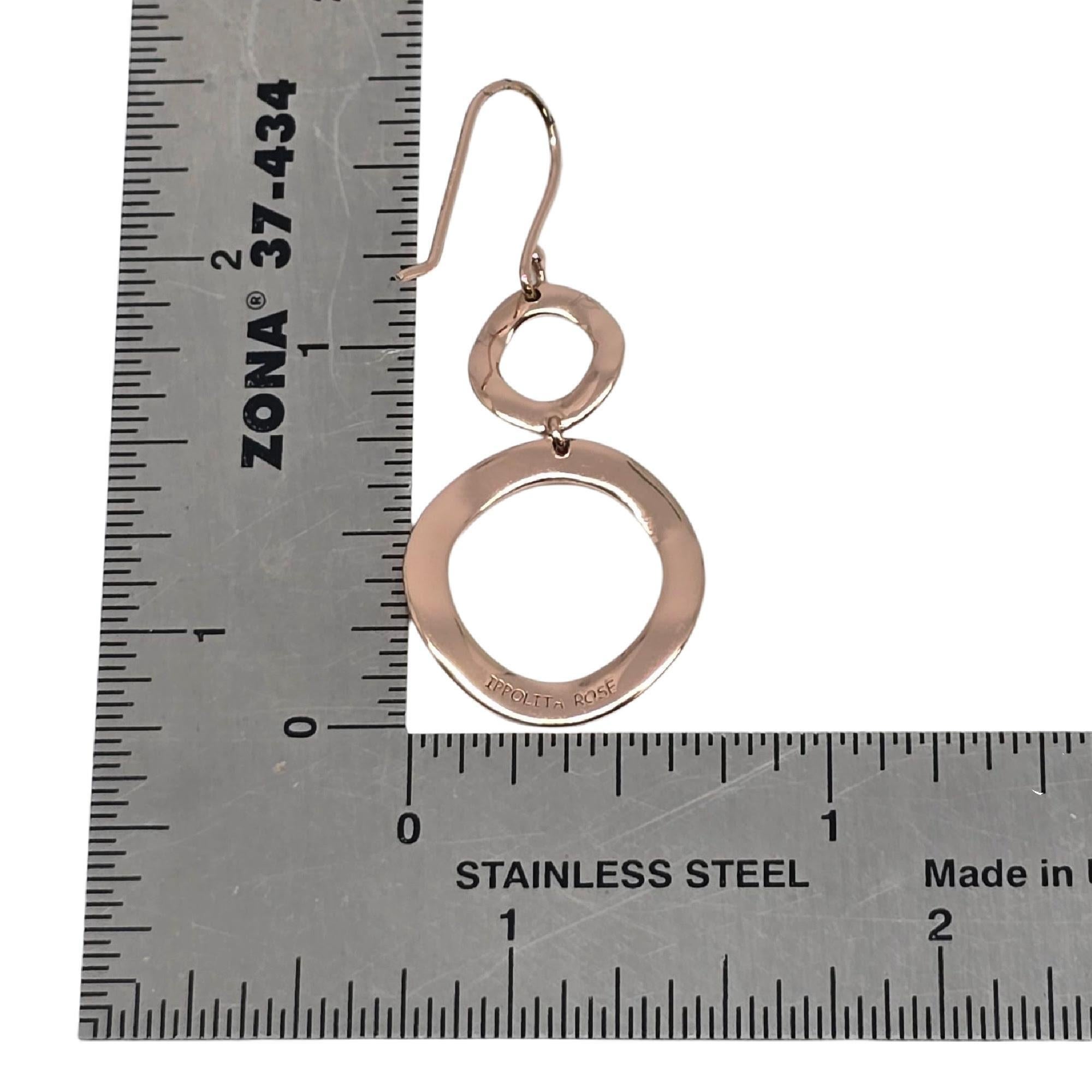 Pendientes colgantes Ippolita Rosa de plata de ley Carino Muñeco de nieve #22211 en venta 4