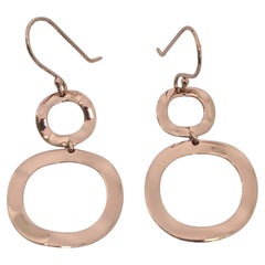 Pendientes colgantes Ippolita Rosa de plata de ley Carino Muñeco de nieve #22211
