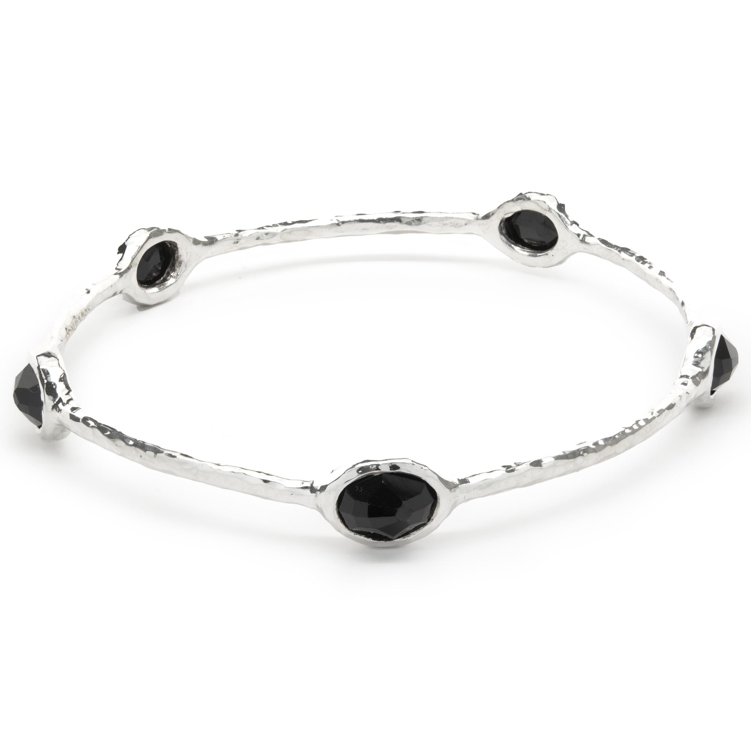 Designer: Ippolita
Material: sterling silver
Weight: 13.32 grams
Dimensions: bracelet will fit up to a 7-inch wrist