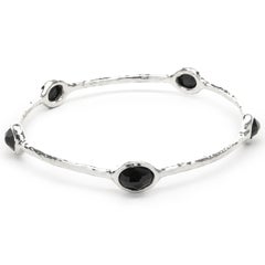 Ippolita Sterling Silver Black Onyx Rock Candy Bangle Bracelet