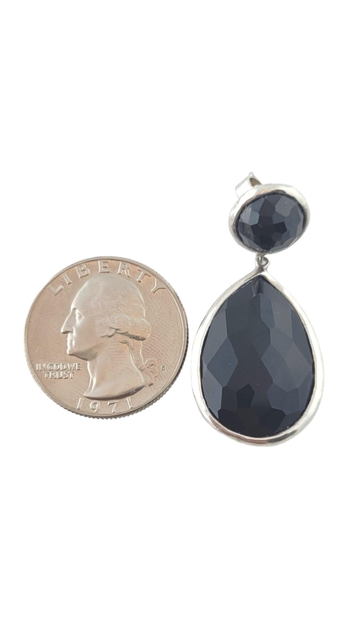 Women's Ippolita Sterling Silver Black Onyx Rock Candy Drop Earrings #17455