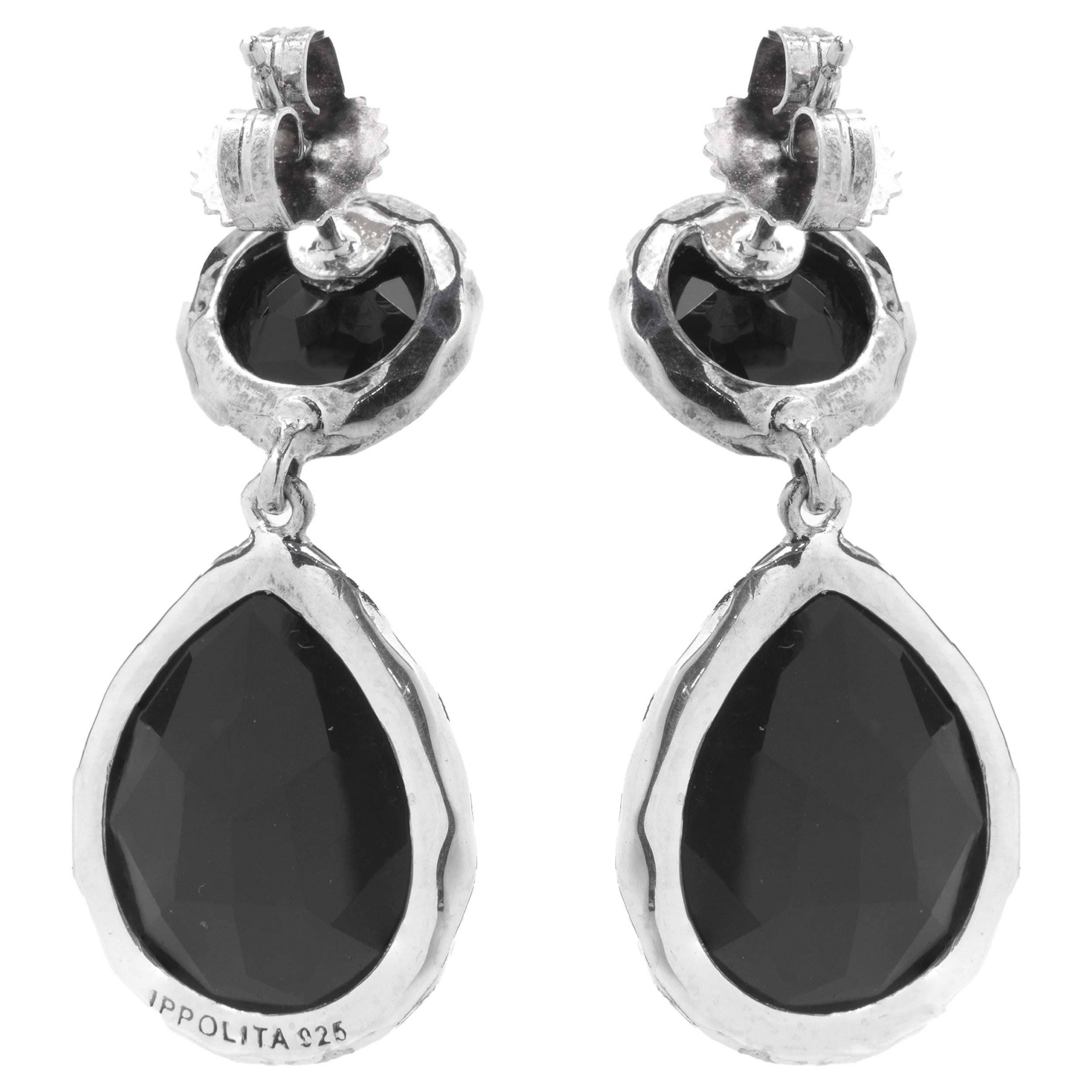 Designer: Ippolita
Material: sterling silver 
Dimensions: earrings measure 32 X 15mm 
Weight: 7.77 grams
