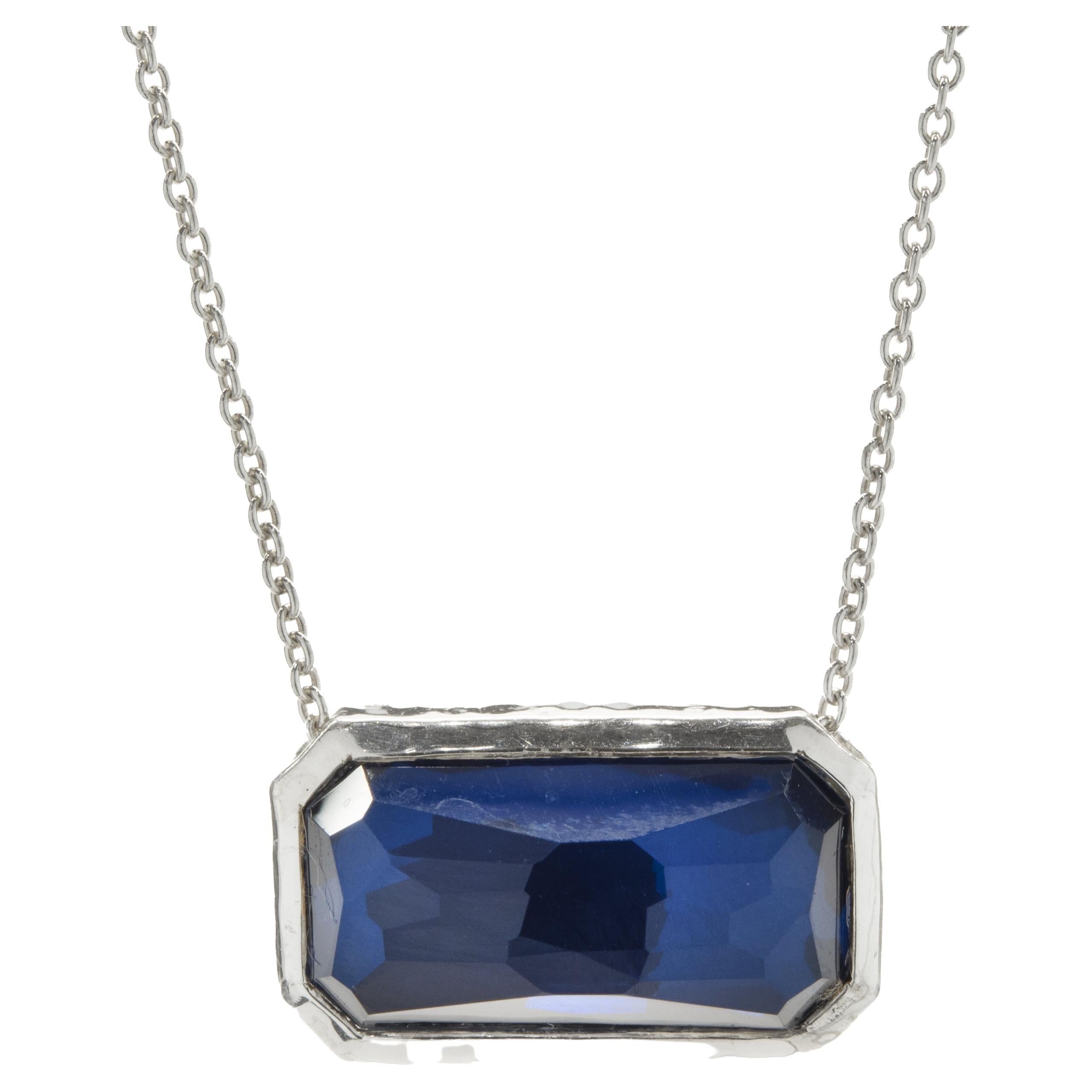 Ippolita Sterling Silver Blue Rock Candy Necklace