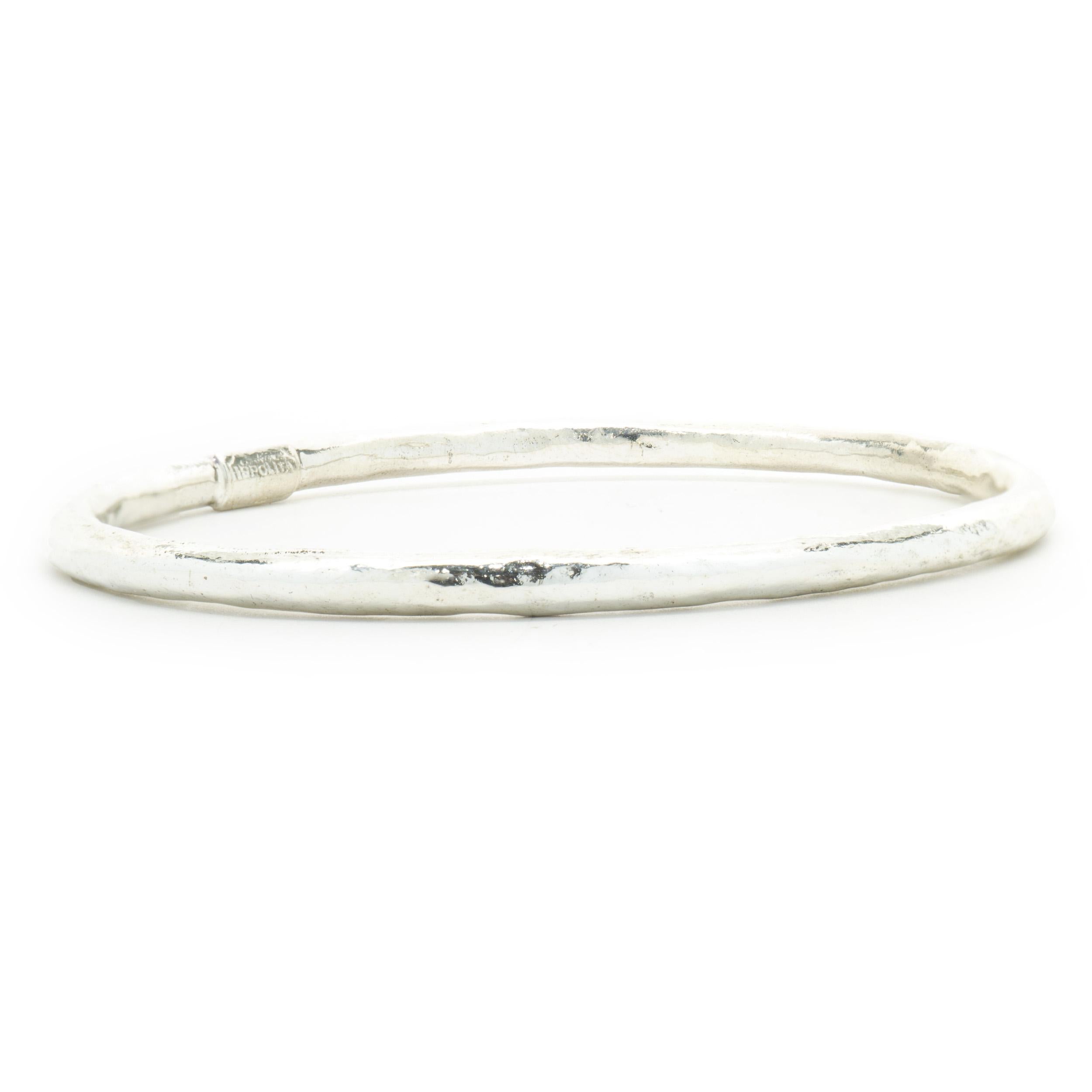 Designer: Ippolita
Material: sterling silver
Dimensions: bracelet will fit up to a 7.5-inch wrist
Weight: 22.29 grams
