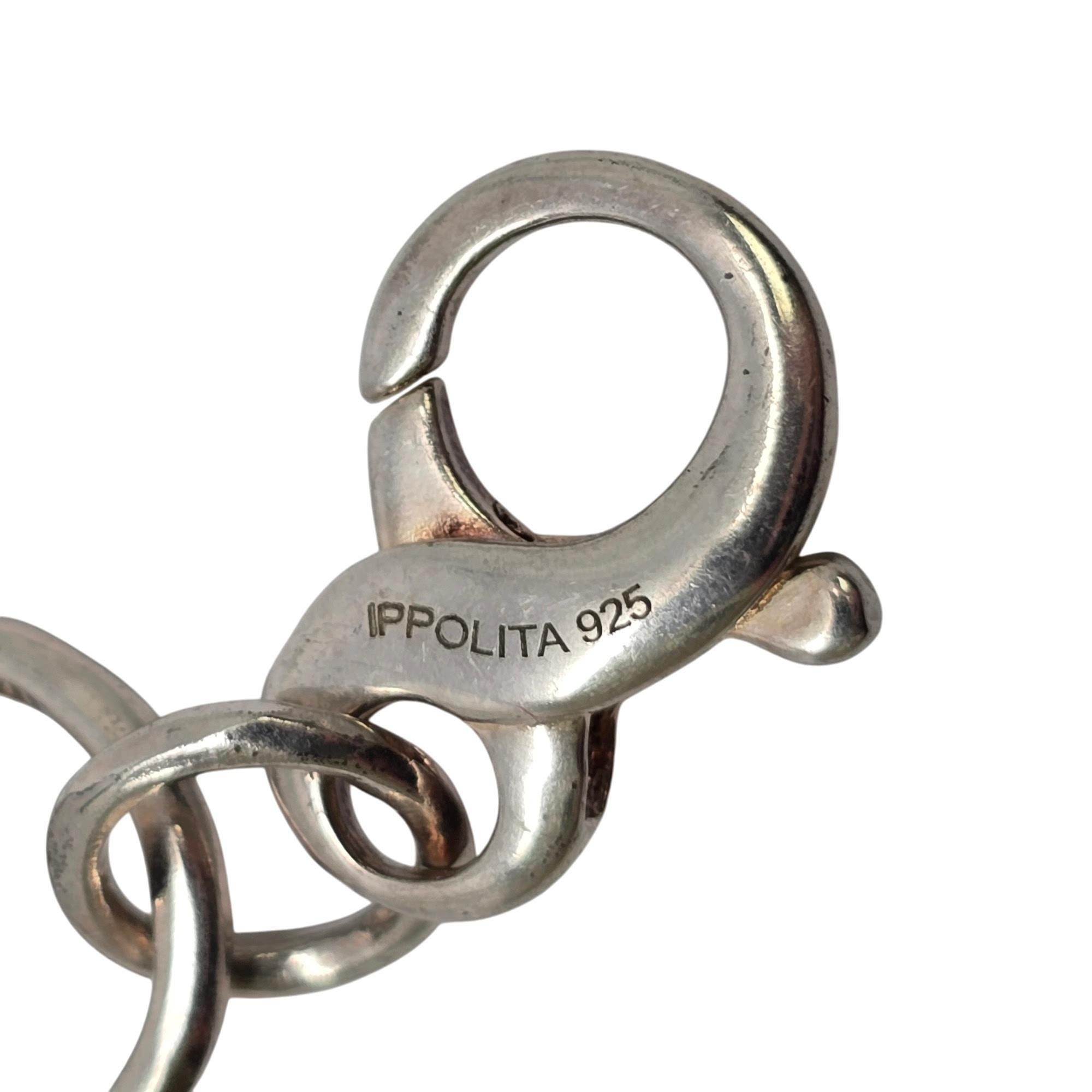 Ippolita Collana in argento 925 Classico Prosper con fagioli martellati #19451 in vendita 4